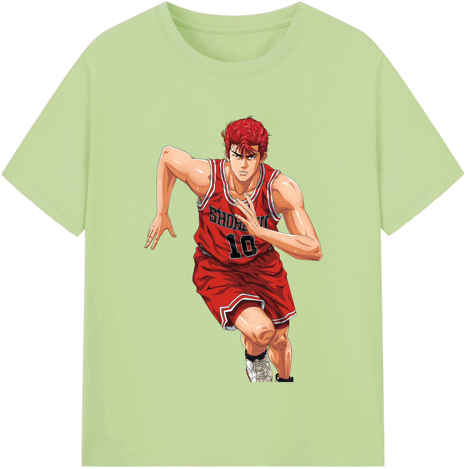 SLAM DUNK／スラムダンク 綿100％半袖Tシャツ（フロントプリント）